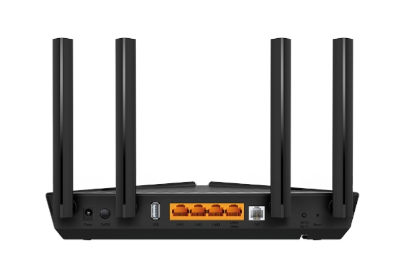 TP-Link XX530v AX3000 Dual Band Wi-Fi 6 GPON Router | 1x USB Port 1x Gigabit WAN, 3 x Gigabit LAN Ports, OFDMA, MU-MIMO TP-Link XX530v AX3000 Dual Band Wi-Fi 6 GPON Router | 1x USB Port 1x Gigabit WAN, 3 x Gigabit LAN Ports, OFDMA, MU-MIMO
